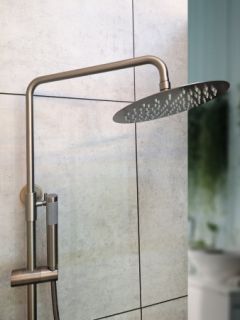 Душевая система AltroBagno Unione 030210 GrMt оружейная сталь